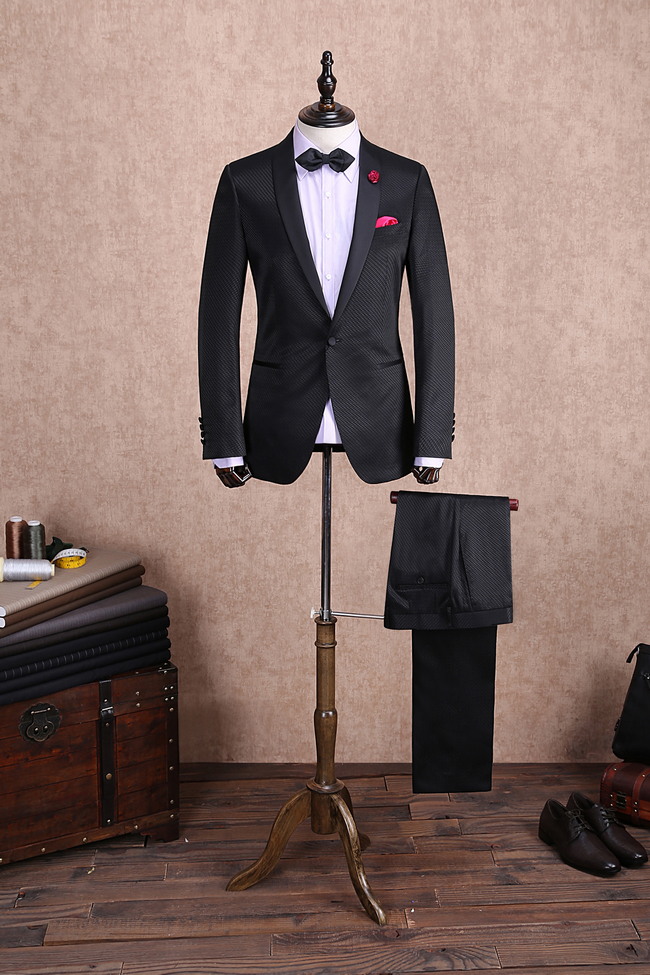 黑色新郎禮服